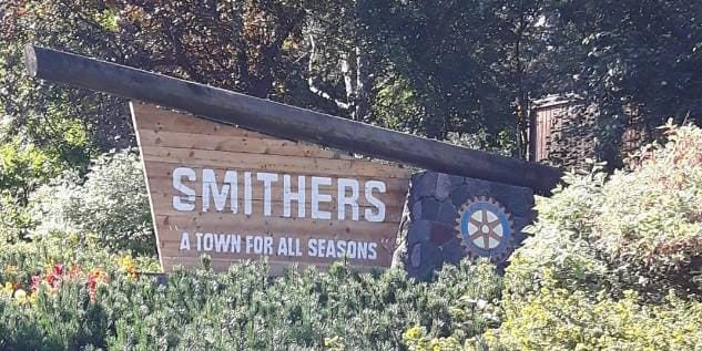 Town of Smithers sign 