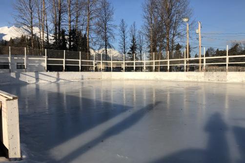 hockey, skating, ice, figure skating, outdoors, public, winter